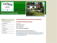 Tablet Screenshot of fannys-ferienwohnung.com